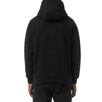 BLACK Sweat-shirt à capuche en jersey avec logo brodé