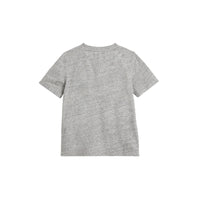 GREY MELANGE T-shirt en coton mélangé avec logo imprimé