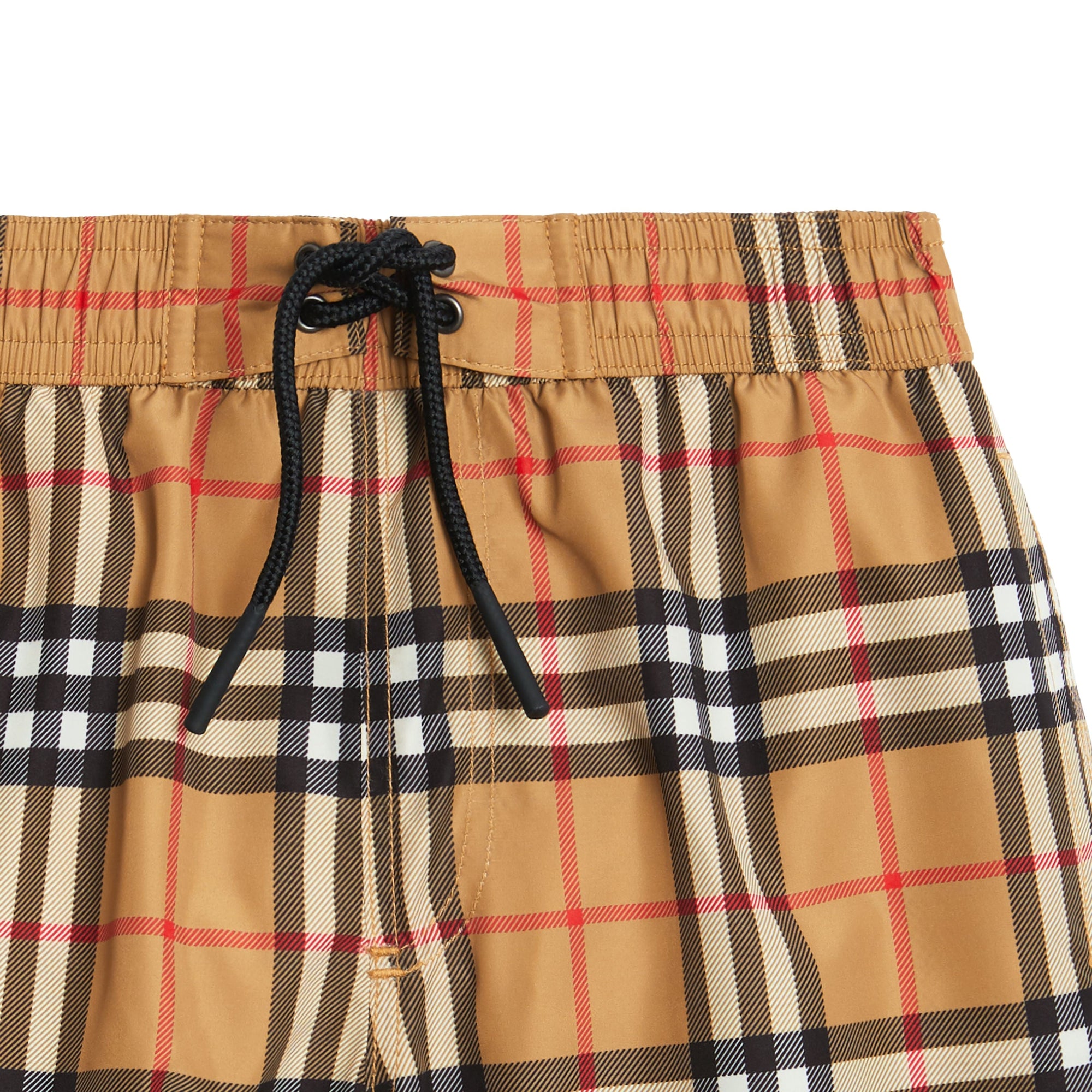ANTIQUE YELLOW Short de bain Vintage check