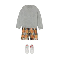 ANTIQUE YELLOW Short de bain Vintage check