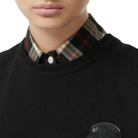 BLACK Sweat-shirt en coton avec écusson