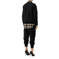 BLACK Sweat-shirt en coton avec écusson