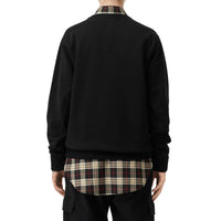 BLACK Sweat-shirt en coton avec écusson