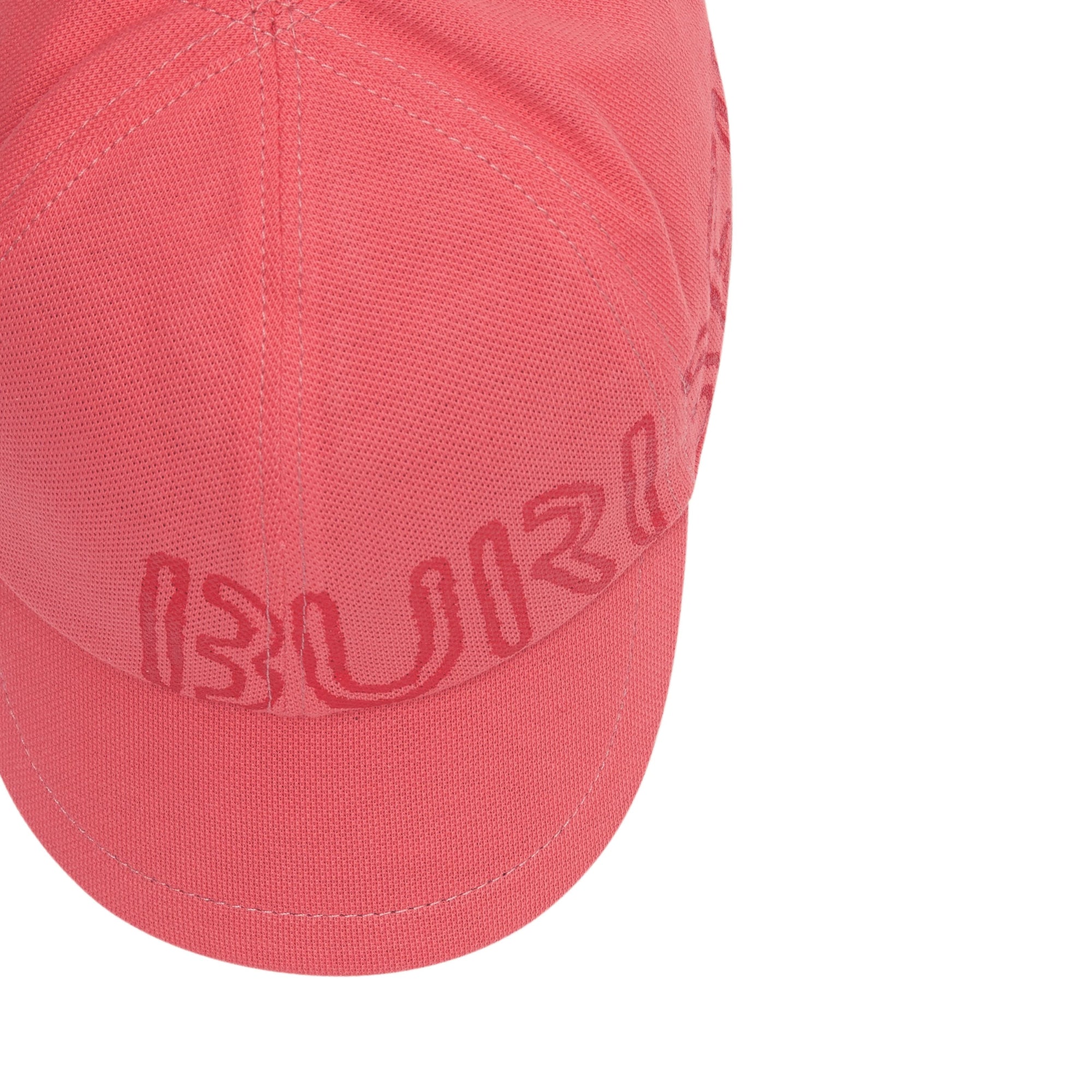 BRIGHT PINK/BR RED Casquette de baseball avec logo au pochoir