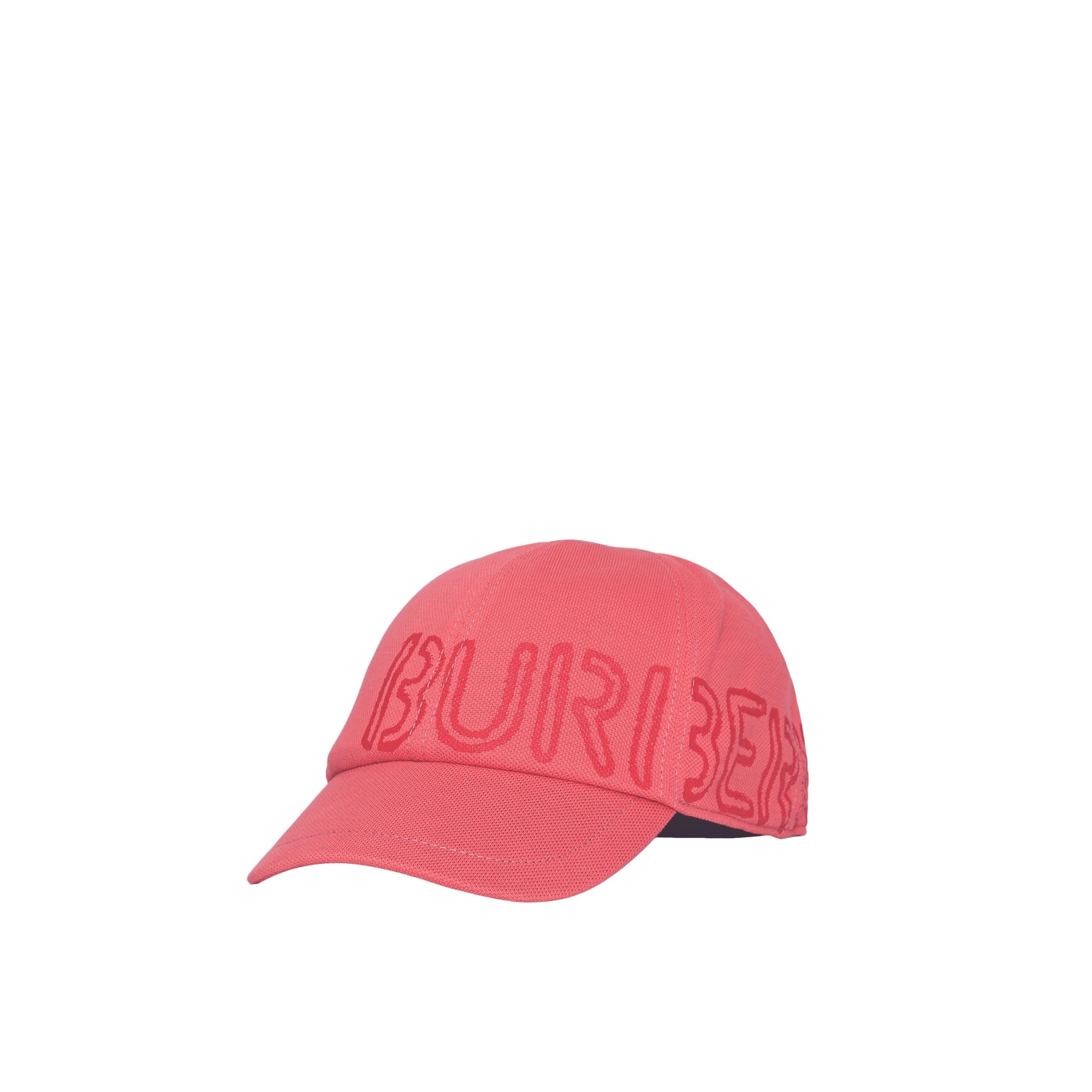 BRIGHT PINK/BR RED Casquette de baseball avec logo au pochoir