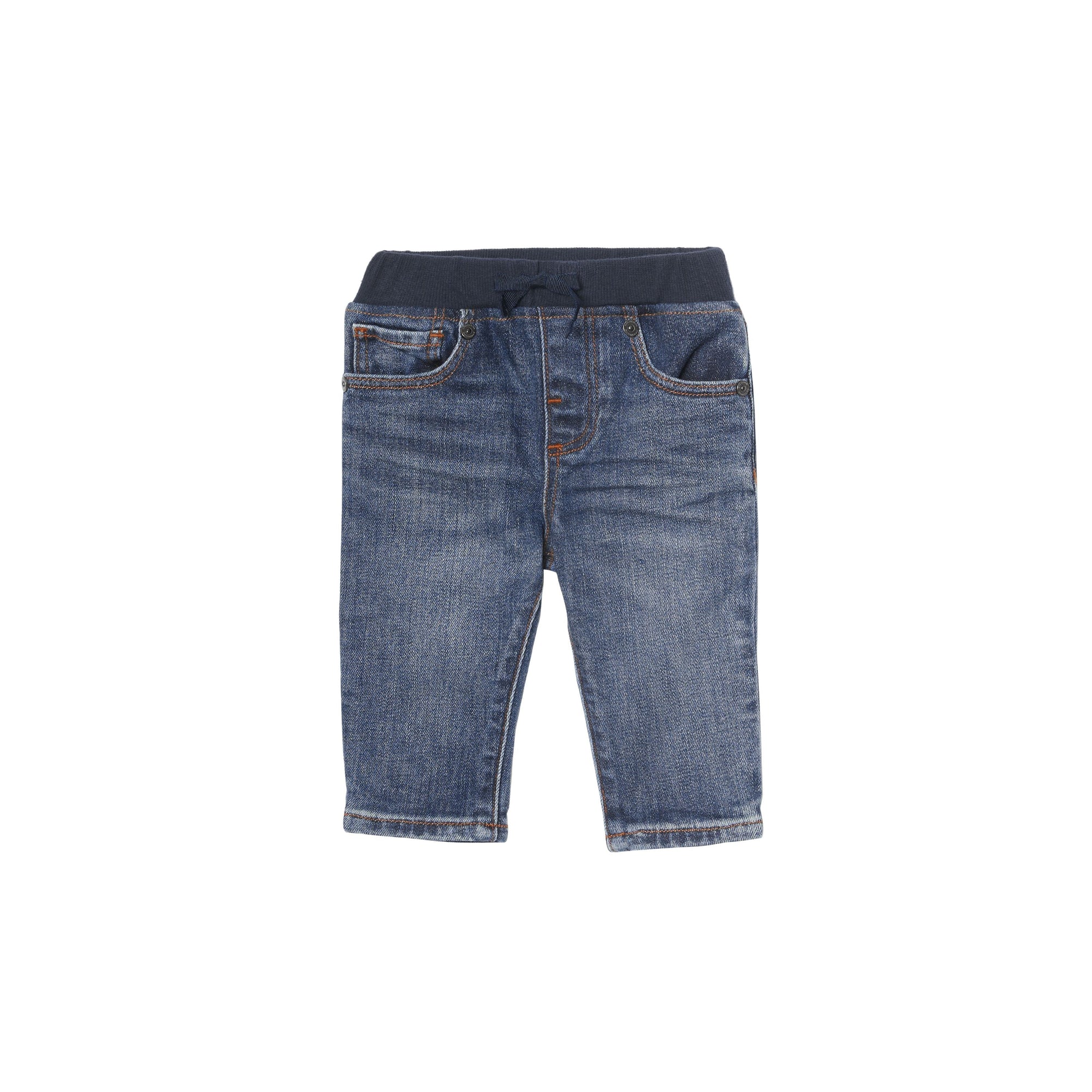 MID INDIGO Jean casual en denim stretch