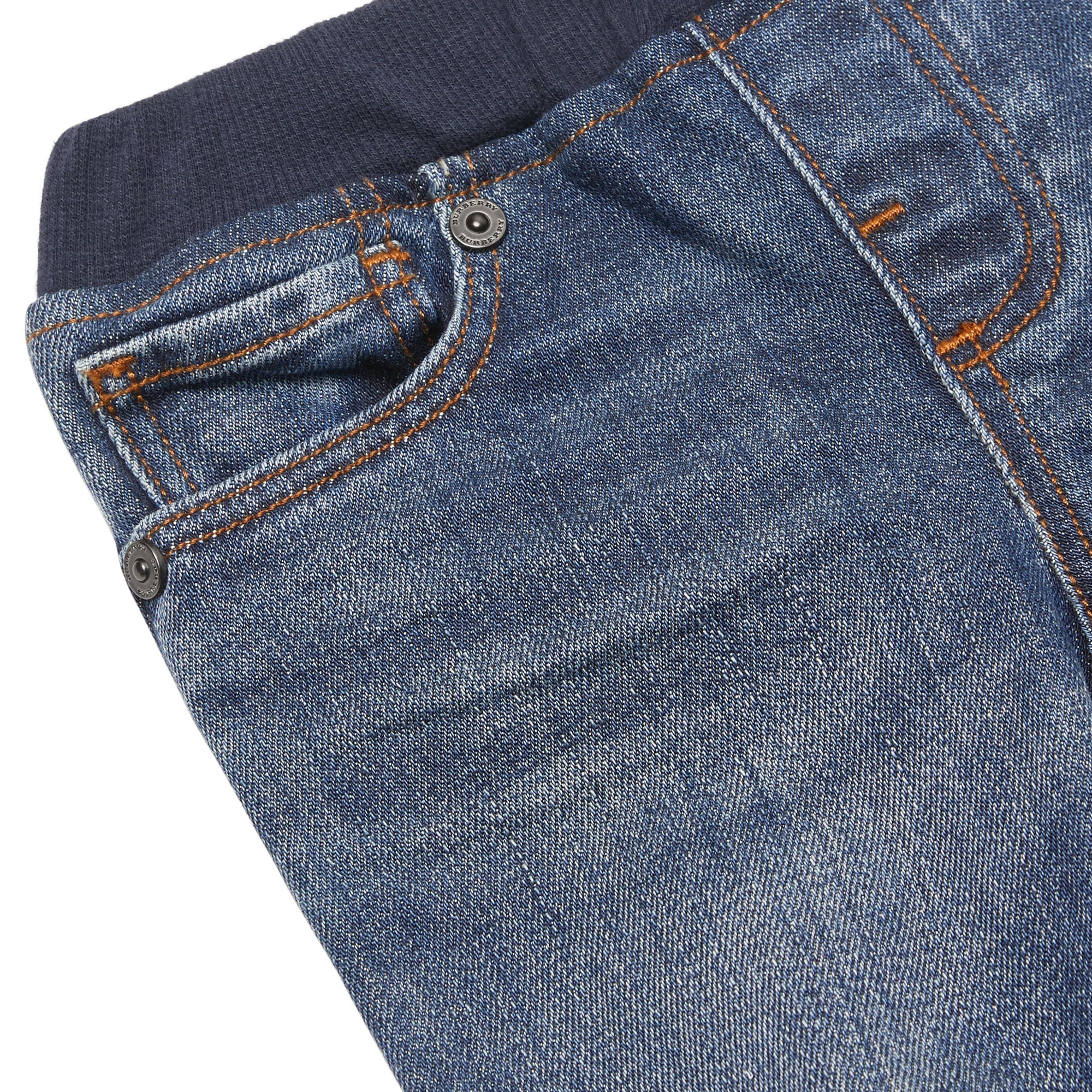 MID INDIGO Jean casual en denim stretch