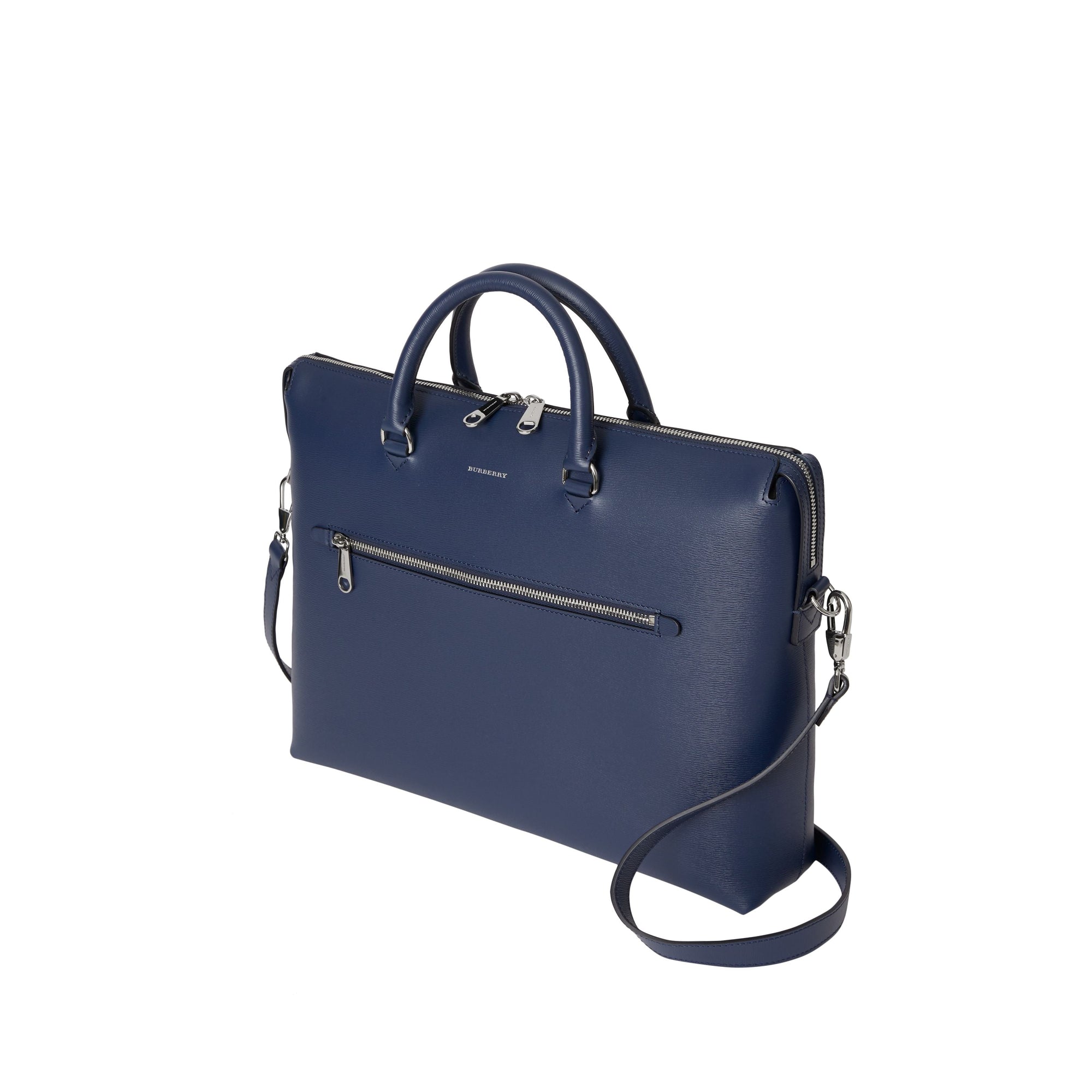 NAVY Grand attaché-case en cuir texturé