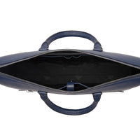 NAVY Grand attaché-case en cuir texturé