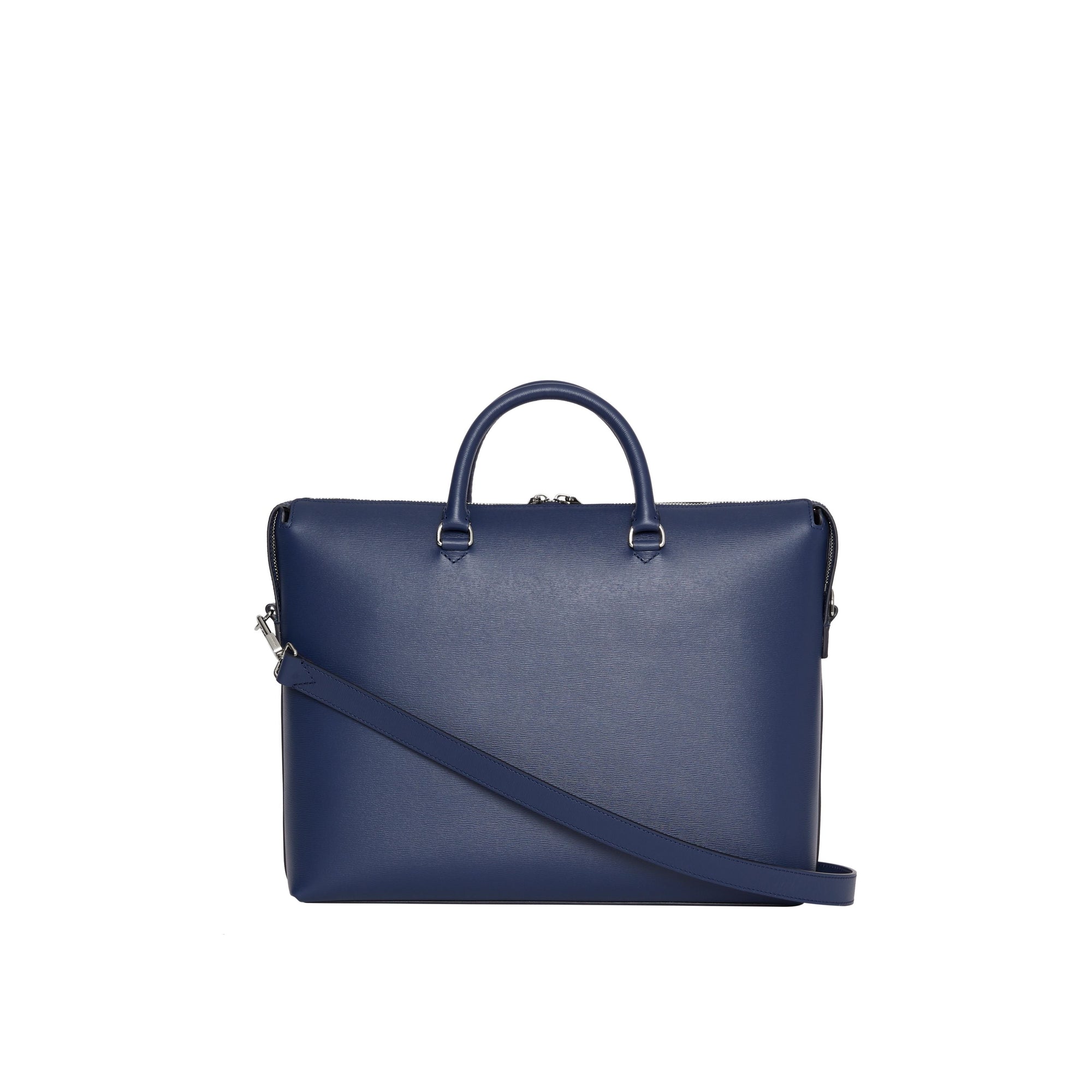 NAVY Grand attaché-case en cuir texturé