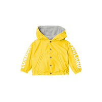 BRIGHT YELLOW Veste à capuche réversible avec logo