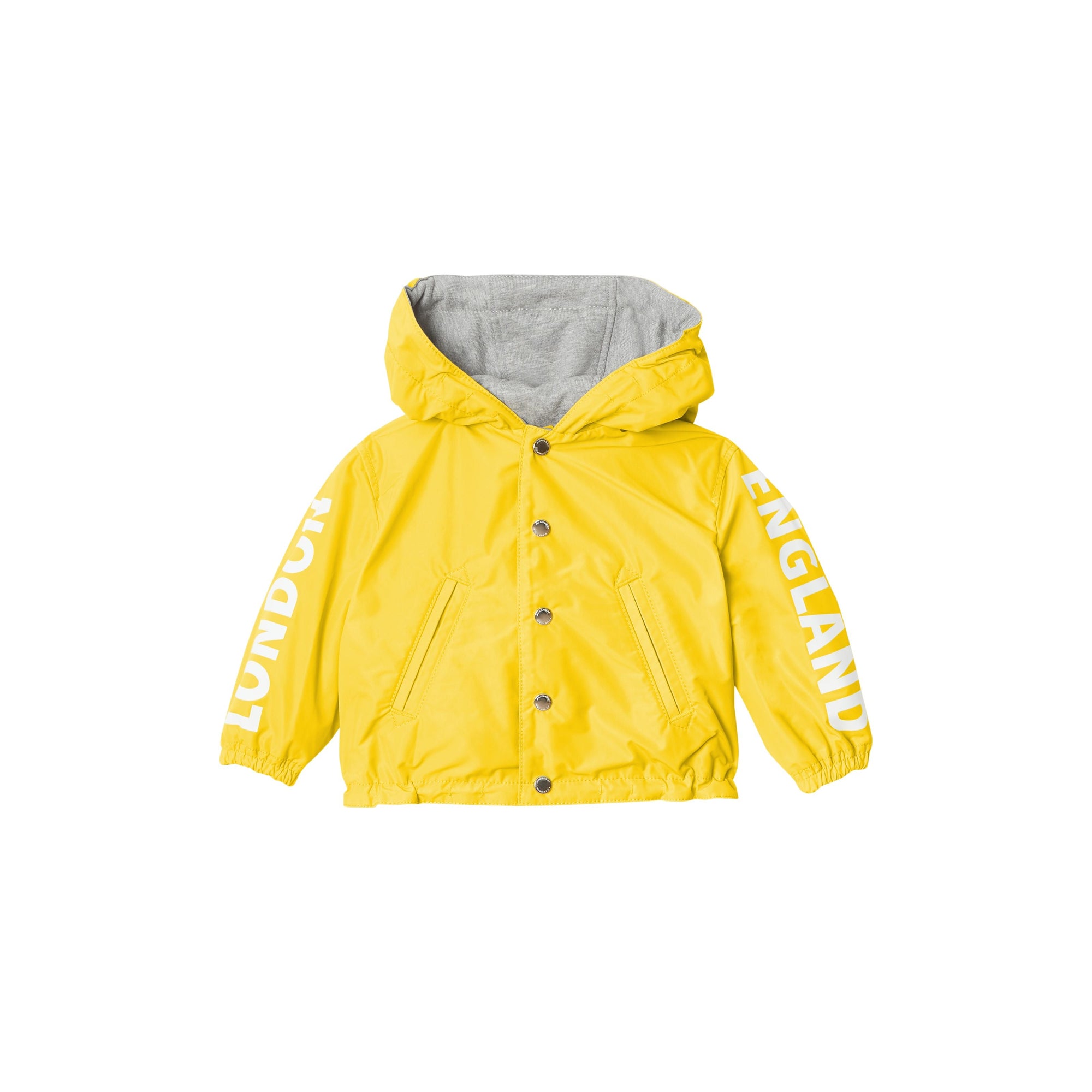 BRIGHT YELLOW Veste à capuche réversible avec logo