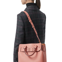 Petit sac the belt en cuir - Rose platiné