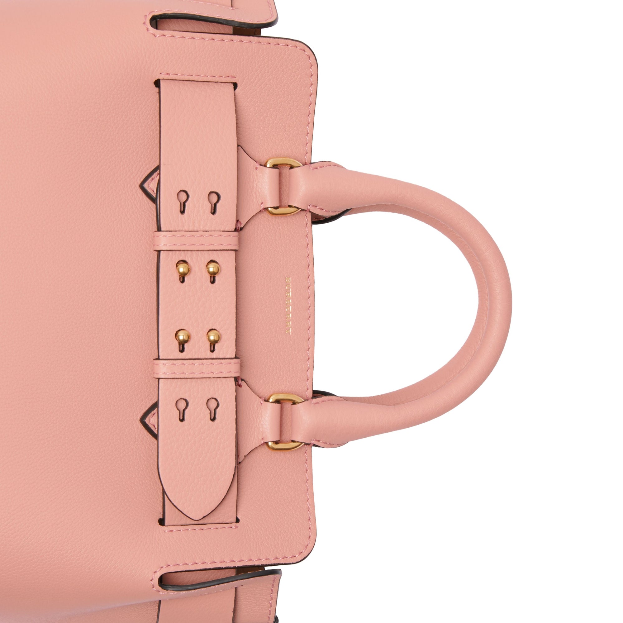 Petit sac the belt en cuir - Rose platiné