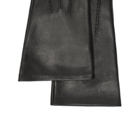 BLACK Gants en cuir d'agneau doublés de soie