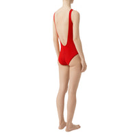 BRIGHT RED Maillot de bain avec logo d'archive