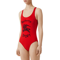 BRIGHT RED Maillot de bain avec logo d'archive