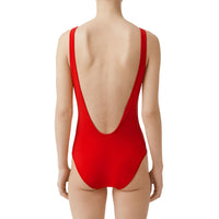 BRIGHT RED Maillot de bain avec logo d'archive