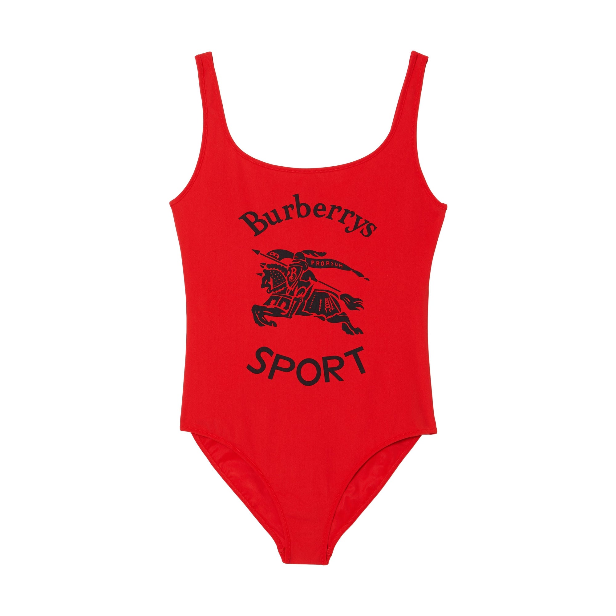 BRIGHT RED Maillot de bain avec logo d'archive