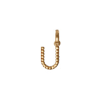 Bijou alphabet « U » en cristal - Cristal
