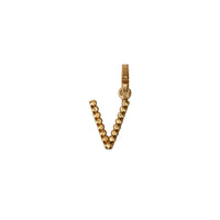 Bijou alphabet « V » en cristal - Cristal