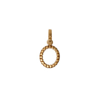 Bijou alphabet « O » en cristal - Cristal