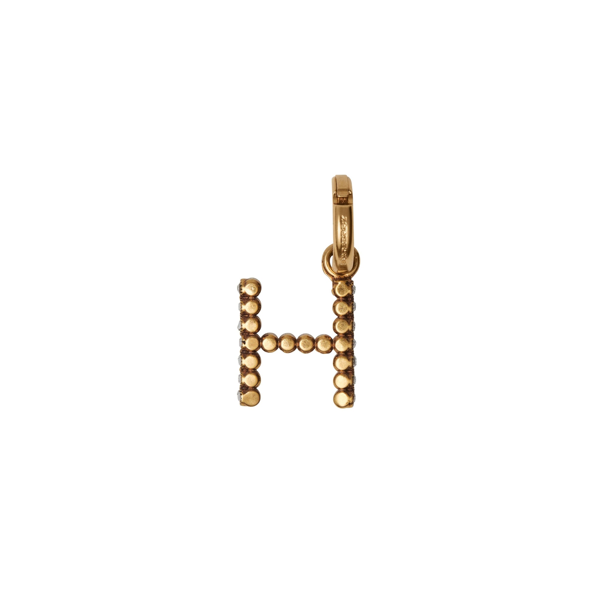 Bijou alphabet « H » en cristal - Cristal