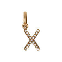 Bijou alphabet « X » en cristal - Cristal
