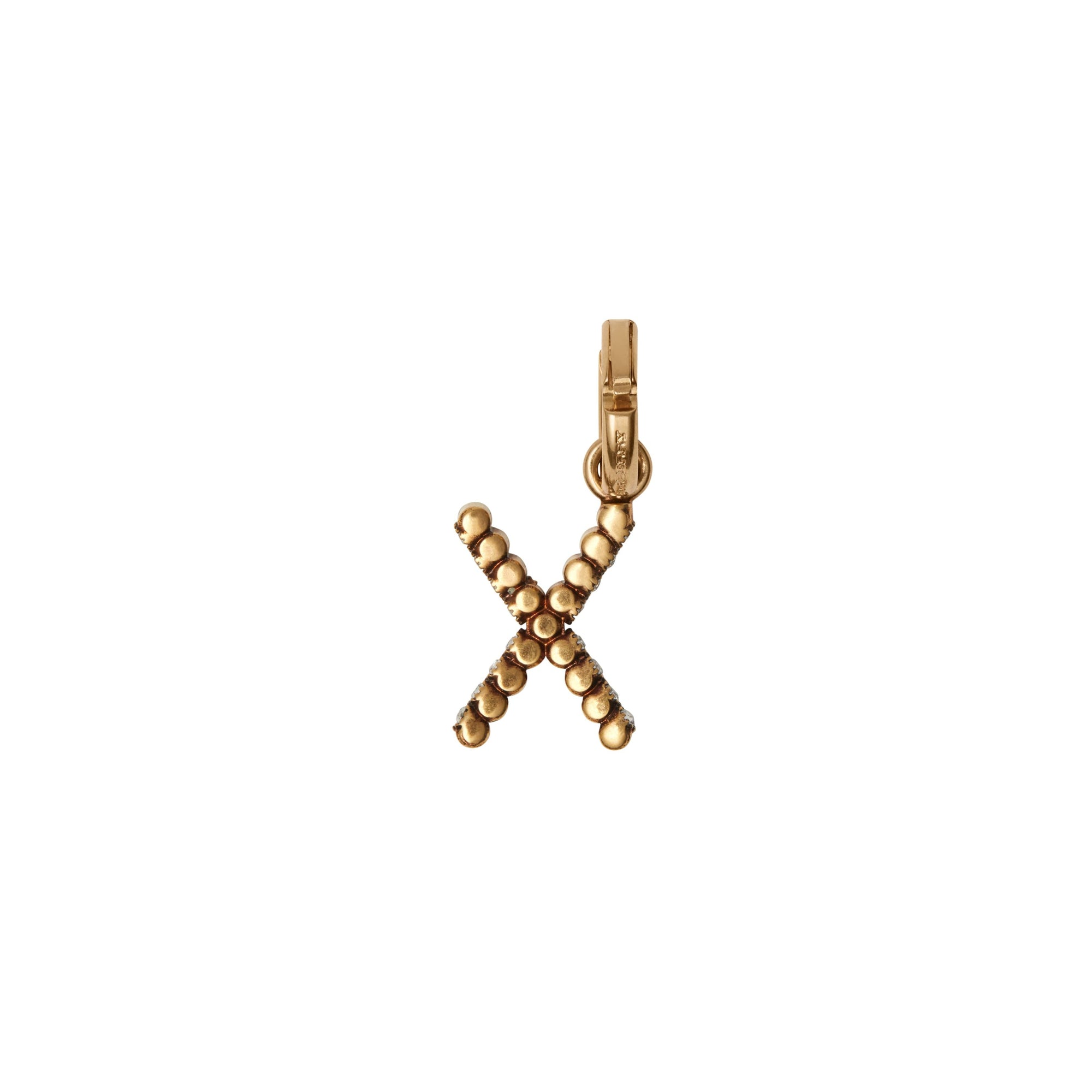 Bijou alphabet « X » en cristal - Cristal
