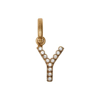 Bijou alphabet « Y » en cristal - Cristal