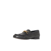 BLACK Mocassins The Link en cuir perforé