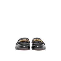 BLACK Mocassins The Link en cuir perforé