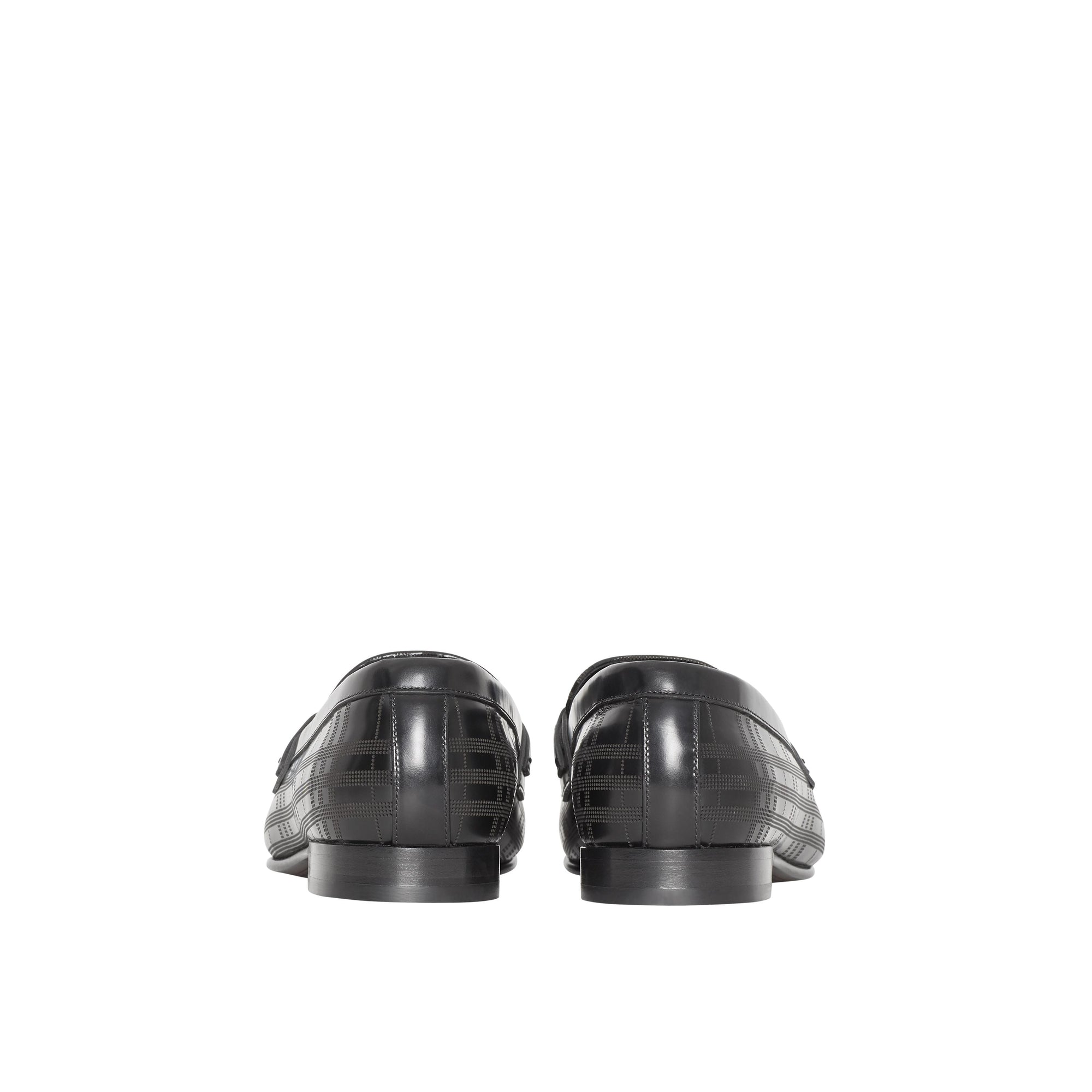 BLACK Mocassins The Link en cuir perforé