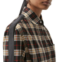 MIDNIGHT IP CHK Chemise en coton à motif check et rayures