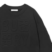 BLACK Sweat-shirt en coton avec logo estampé