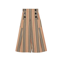 Pantalon de marin en coton à rayures iconiques - Beige d'archive
