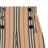 Pantalon de marin en coton à rayures iconiques - Beige d'archive