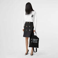 BLACK Sac tote en nylon à logo