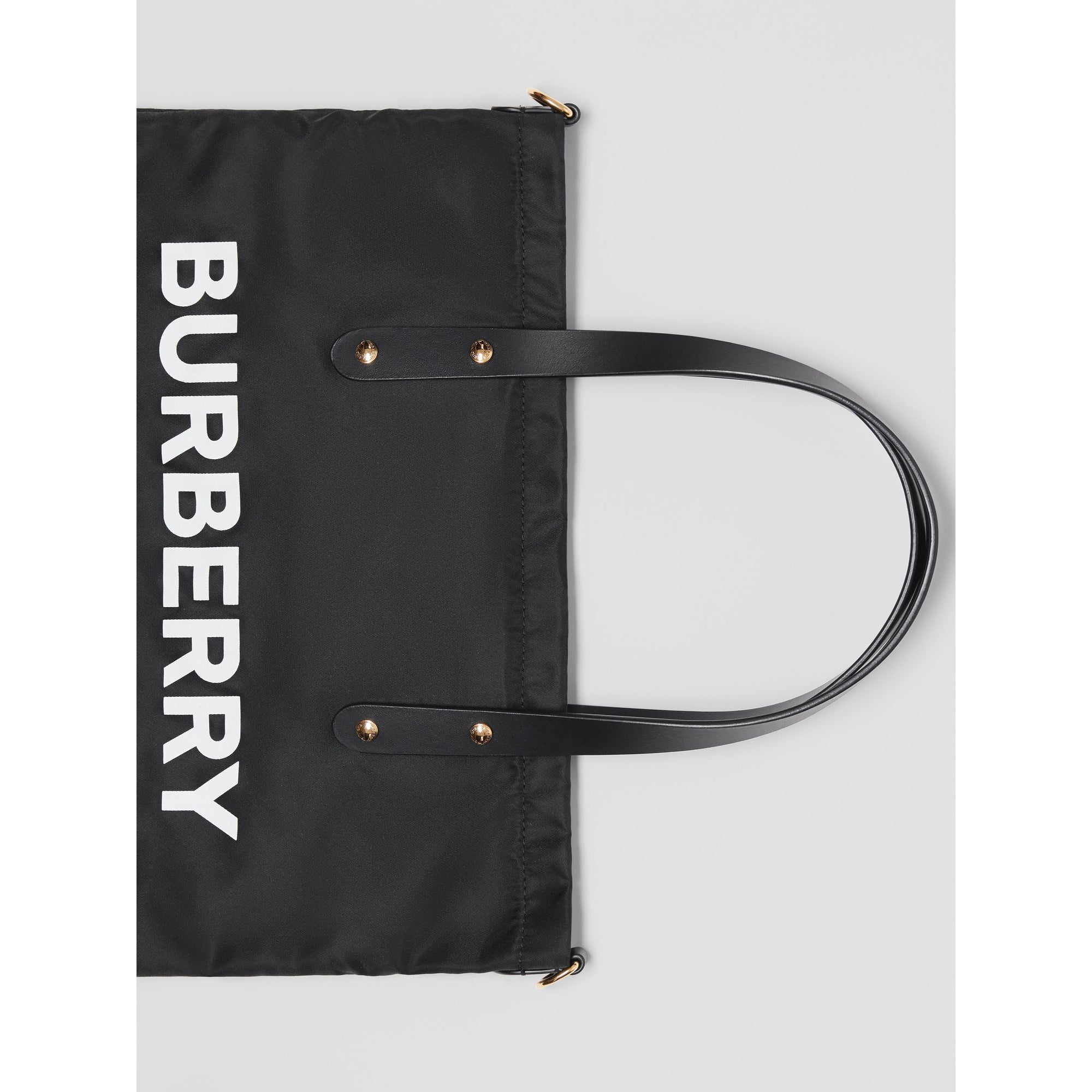 BLACK Sac tote en nylon à logo