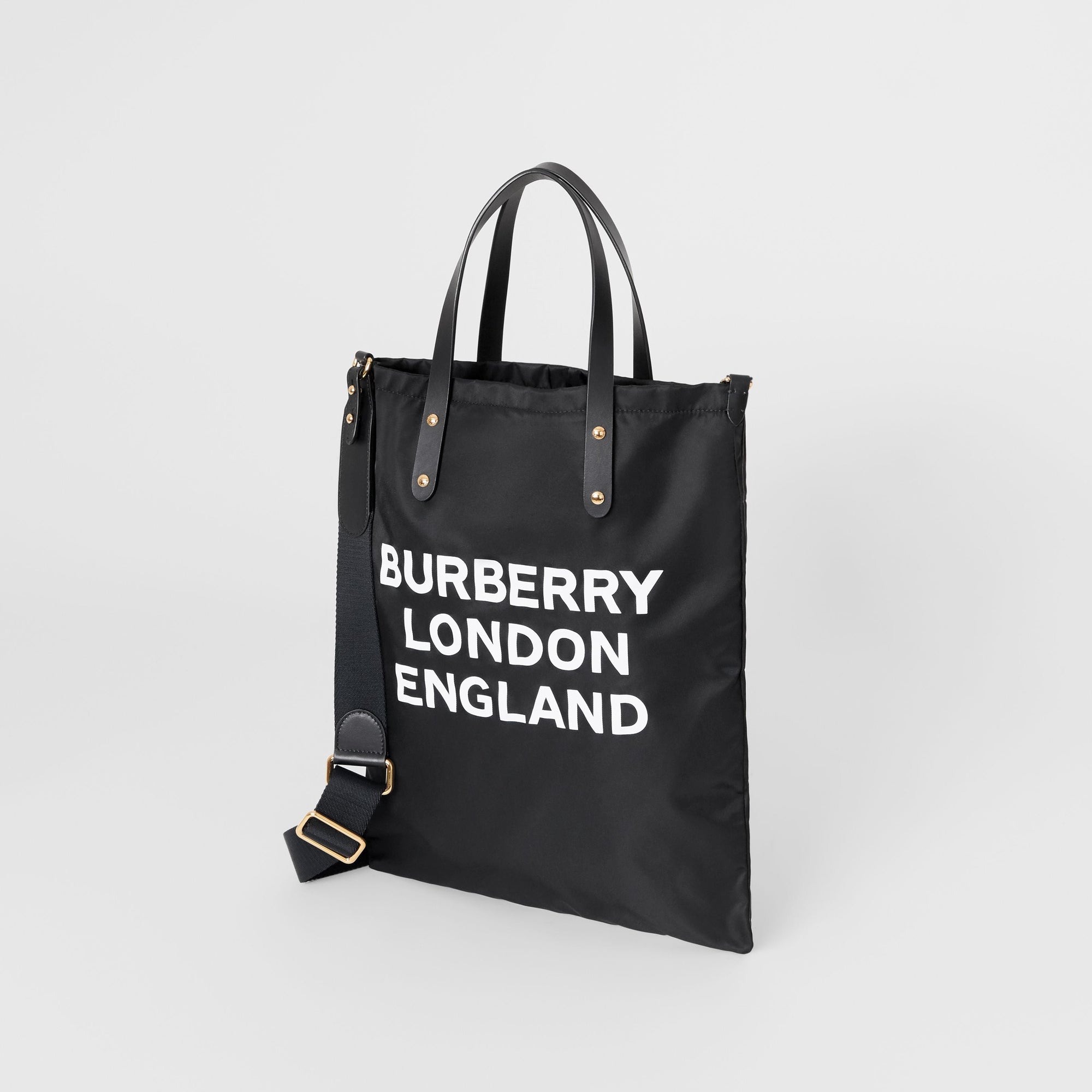 BLACK Sac tote en nylon à logo