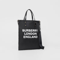 BLACK Sac tote en nylon à logo