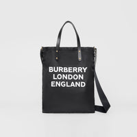 BLACK Sac tote en nylon à logo