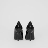 BLACK/OPTIC WHITE Escarpins en cuir avec ruban adhésif