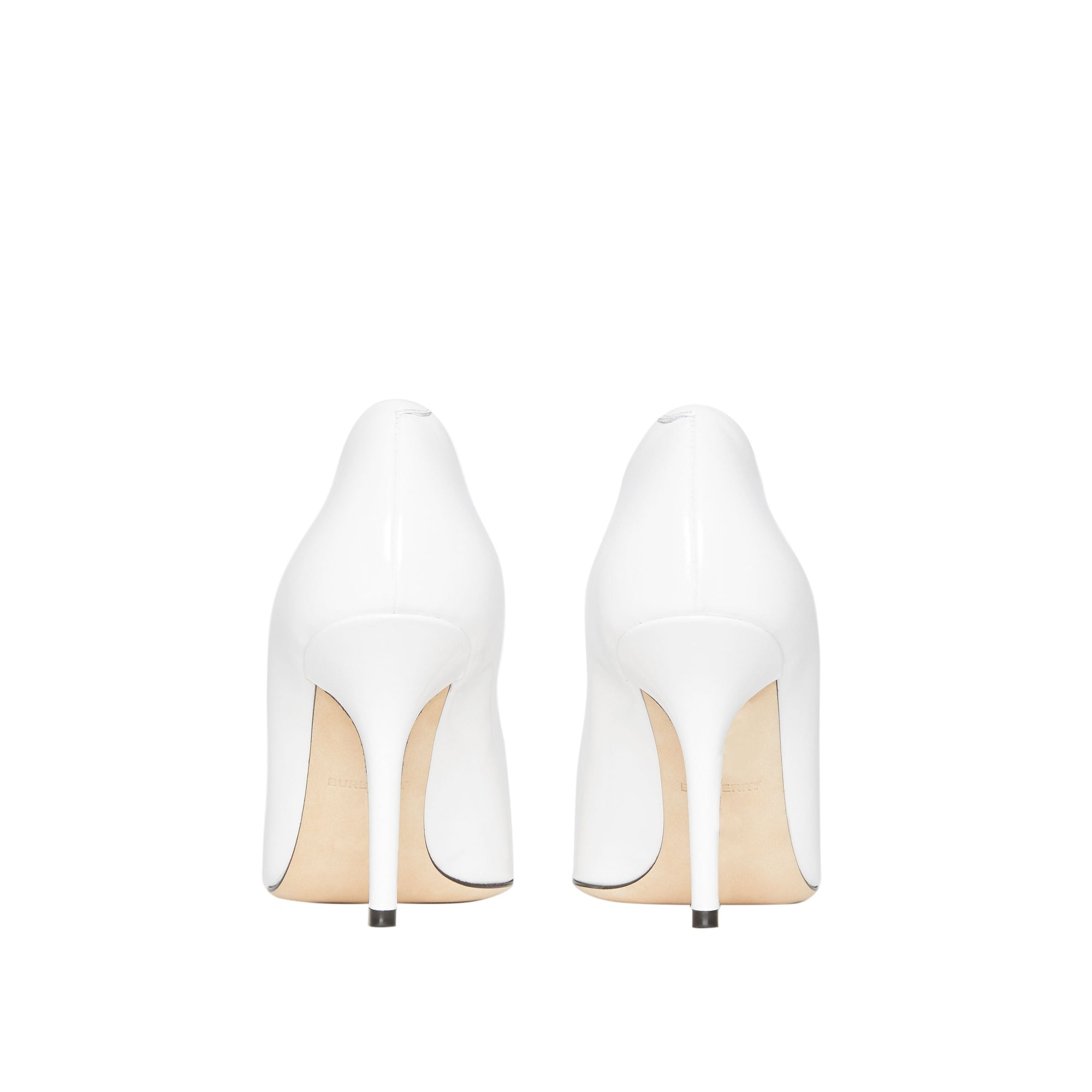 OPTIC WHITE/BLACK Escarpins en cuir avec ruban adhésif
