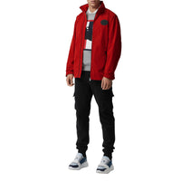 MILITARY RED Veste en taffetas à mémoire de forme avec capuche repliable