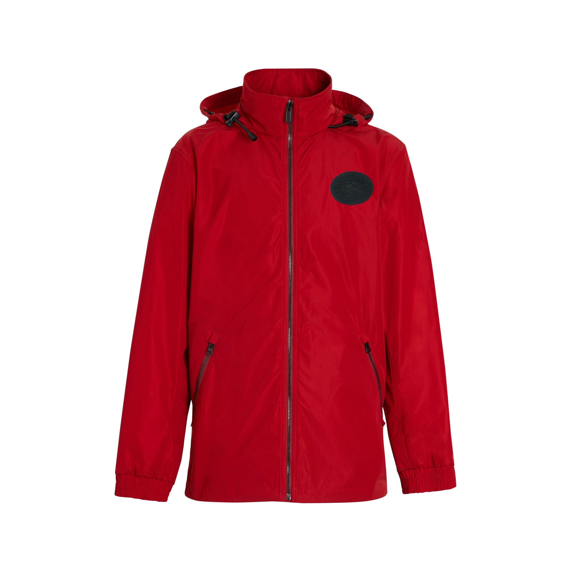 MILITARY RED Veste en taffetas à mémoire de forme avec capuche repliable