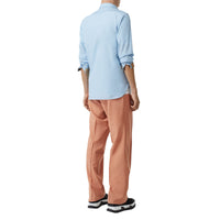 PALE BLUE Chemise en popeline de coton extensible