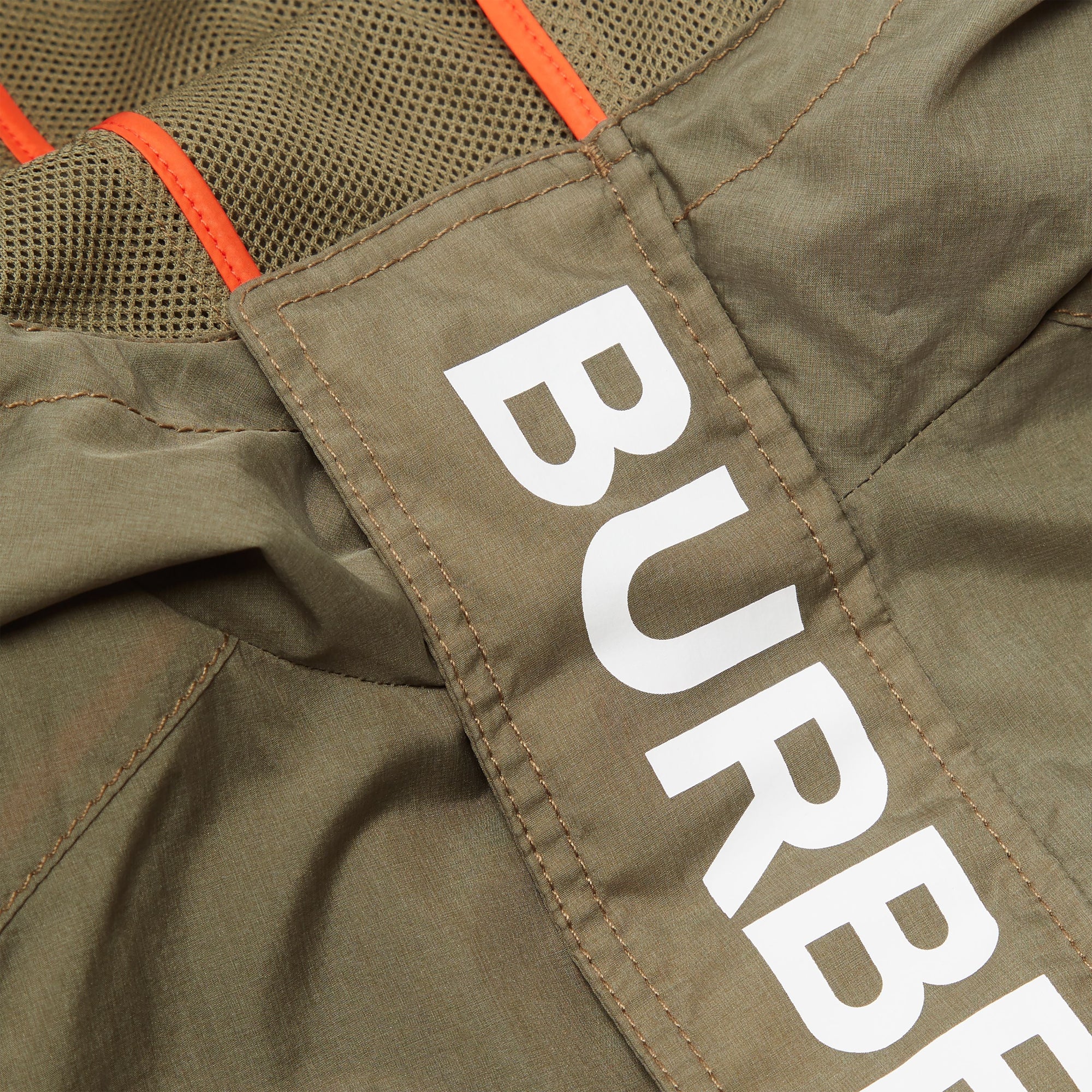 MILITARY GREEN Veste légère à capuche avec logo