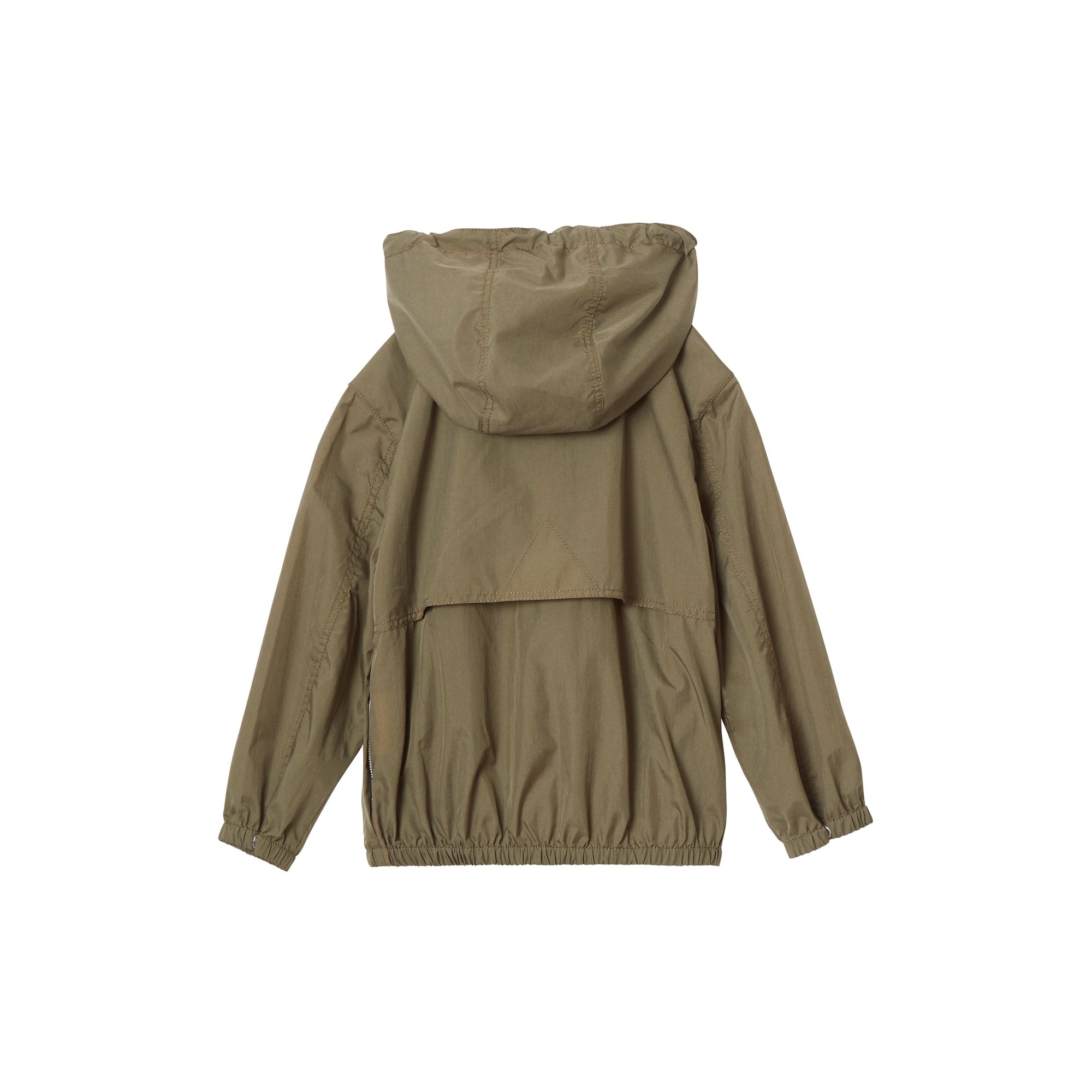 MILITARY GREEN Veste légère à capuche avec logo