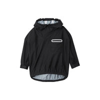 BLACK Veste à capuche en nylon léger avec logo